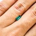 Emeralda Talla baguette. 0,41 Ct